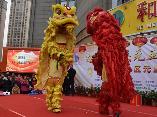 小區(qū)業(yè)主張呂平等《舞獅》